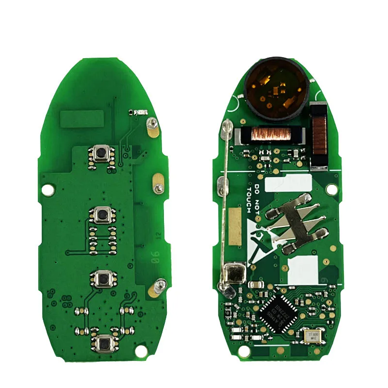 Фото CN027078 Aftermarket 4-кнопочный дистанционный контрастный брелок 4A чип 433 МГц FCC S180144503 для N-issan Kicks 2018+ №3