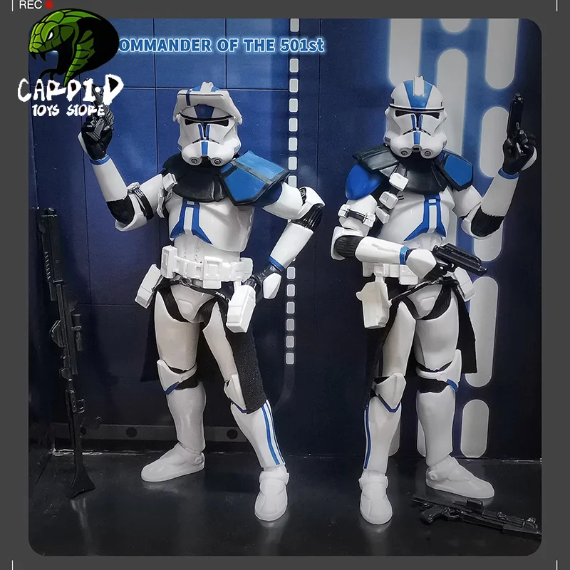 

Star Wars 501st Legion Phase 2 Tup Dogma Clone Trooper Black Series Baby Yoda 6" Action Figure Toys Model Doll Birthday Gift