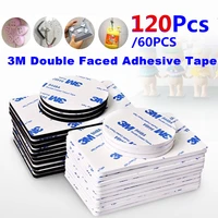 12060pcs 3m double sided black foam tape strong pad mounting rounds adhesive car home use adhesives