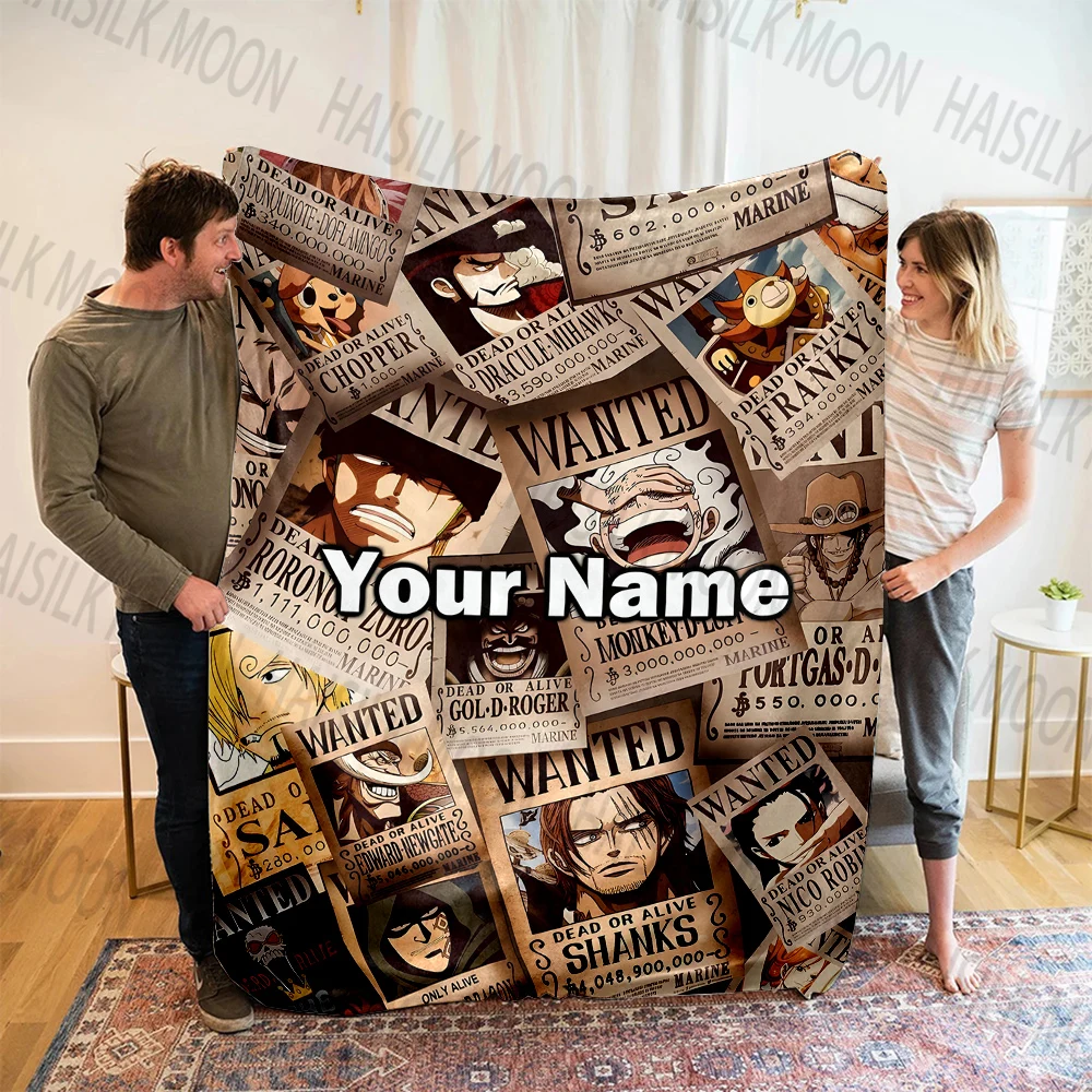 (Memo U Name) Цельное одеяло с принтом по индивидуальному заказу всесезонное