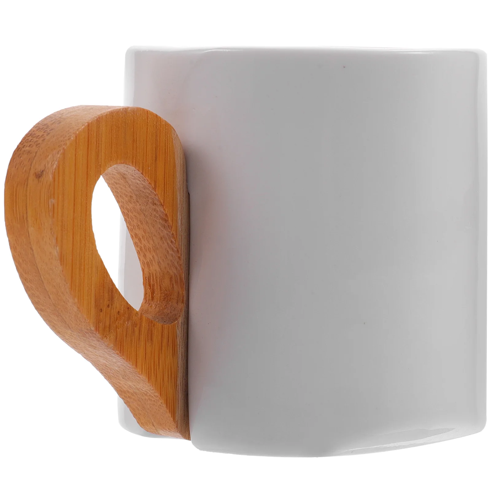 

Bamboo Handle Coffee Mug Tea Cup Espresso Glass Aesthetic Mugs Cups Girls Vintage Pretty Set Friends