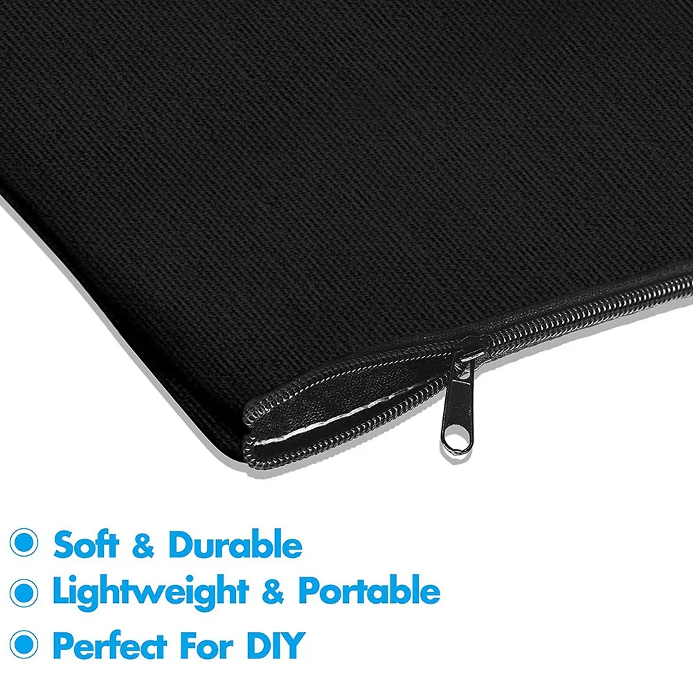 15 шт. черный холщовый чехол X дюйма |