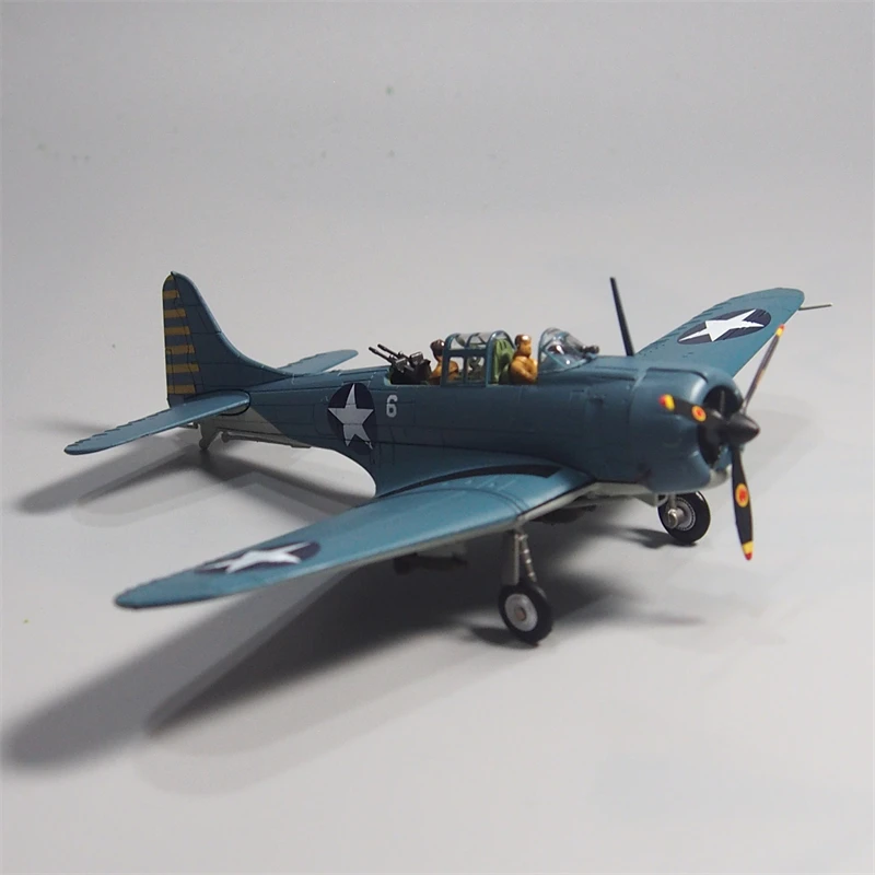 

1:72 Scale Model Alloy Diecast SBD Dauntless Dive Bomber Simulates The Midway Aircraft Collection Toys Gifts Display Decoration