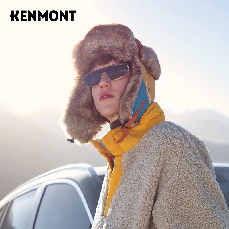 

Autumn And Winter Color Contrast Men's And Women's Same Cotton Hat Thickened Cold Proof Skiing Plush Winter Hat 5190