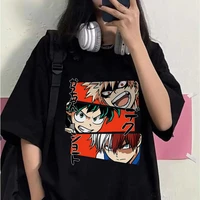 womens t shirt hip hop streetwear tops anime print t shirt harajuku short sleeve tee shirt summer women t shirt black clothing