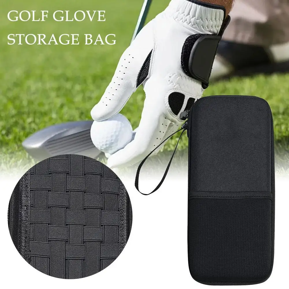 

Golf Glove Holder Valuables Pouch Case With Hook Golf Accessory Protect Keep Glove Dry Storage Box Gift For Men Women Golfer