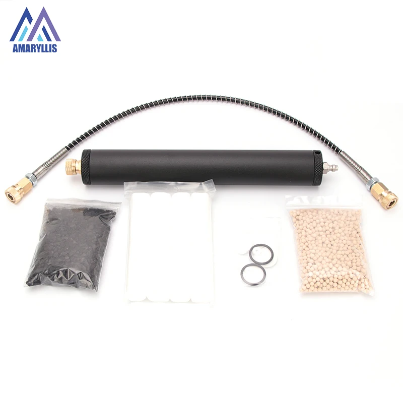 

Pump Diving High Pressure Air Filter Dry Air System Water-Oil Separator for Electric Compressor with Filling Head 50cm Hose