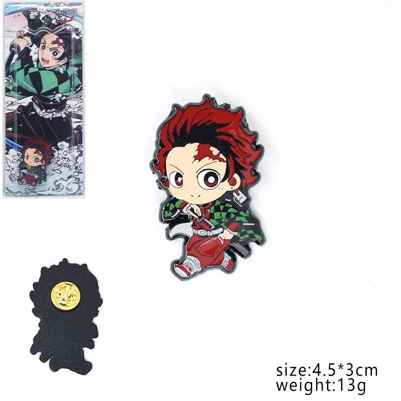 Броши в японском стиле аниме рассекающий демонов аксессуары Figues Kamado Tanjirou Nezuko