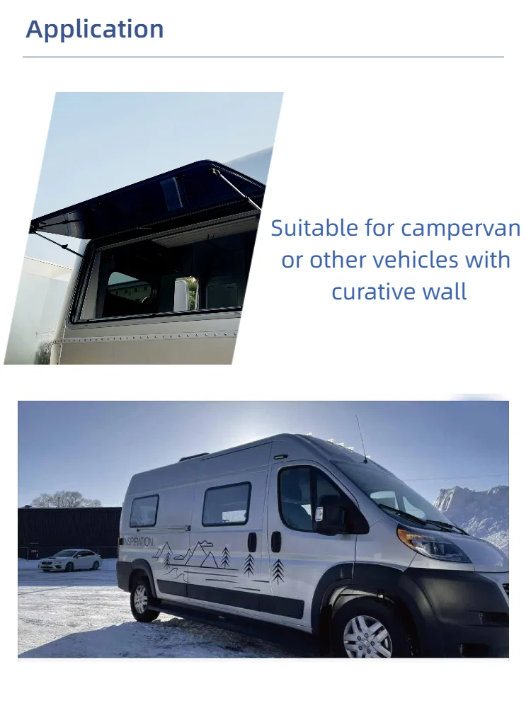Окно для автодома RV Factory 1000x500 мм, двойное остекление, акриловое стекло, изогнутое, для кемпера, автодома, каравана, с плиссированной шторкой (art.: 3920dbceeb73f) - 3920dbceeb73f