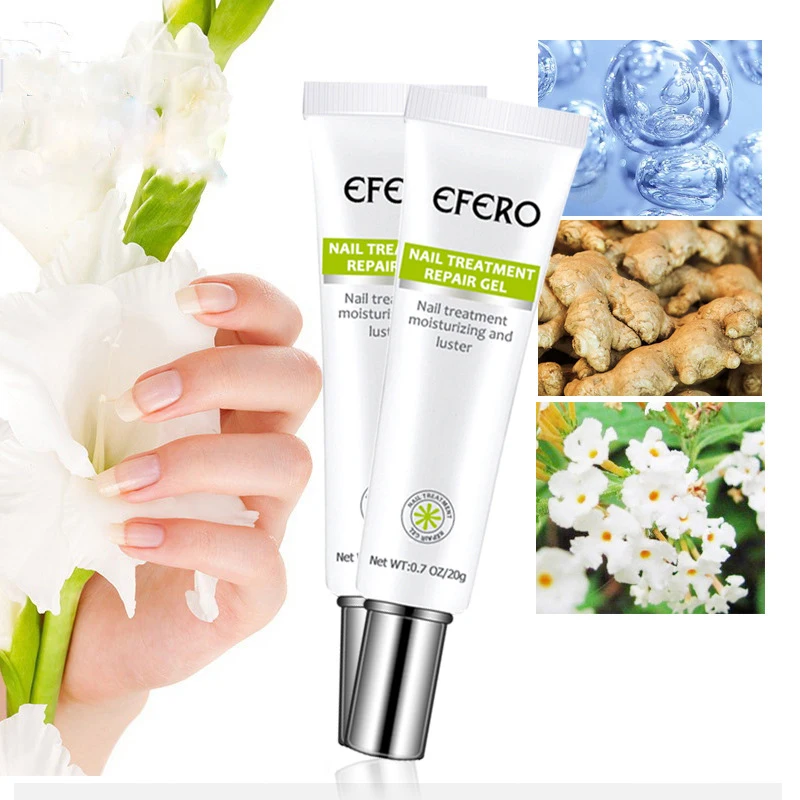 

Exfoliation, nail repair night Efero Nail Cream Treatment Repair Gel Moisturizing and Luster free shipping