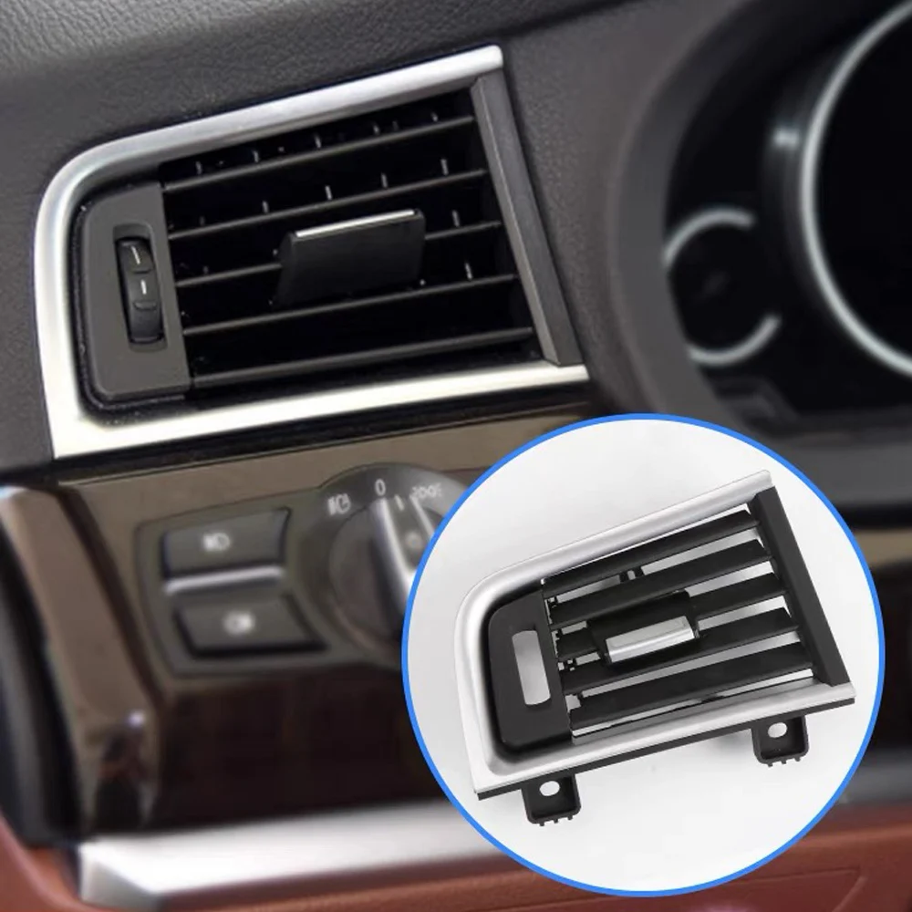 

New upgrade Front Console Chrome Central Air Conditioner AC Vent Grill For BMW 5 Series GT F07 528 535 550 2010-2017