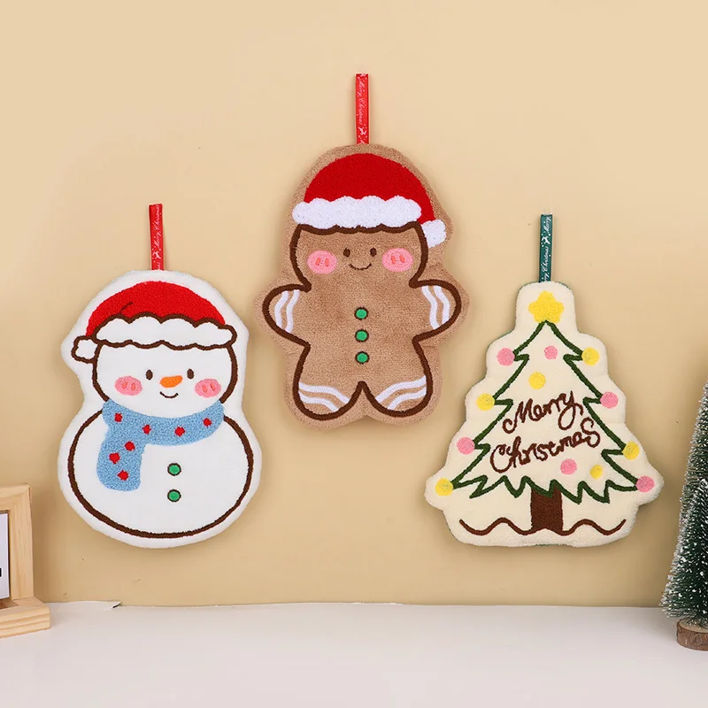 Рождественские полотенца из кораллового флиса xunyihappy