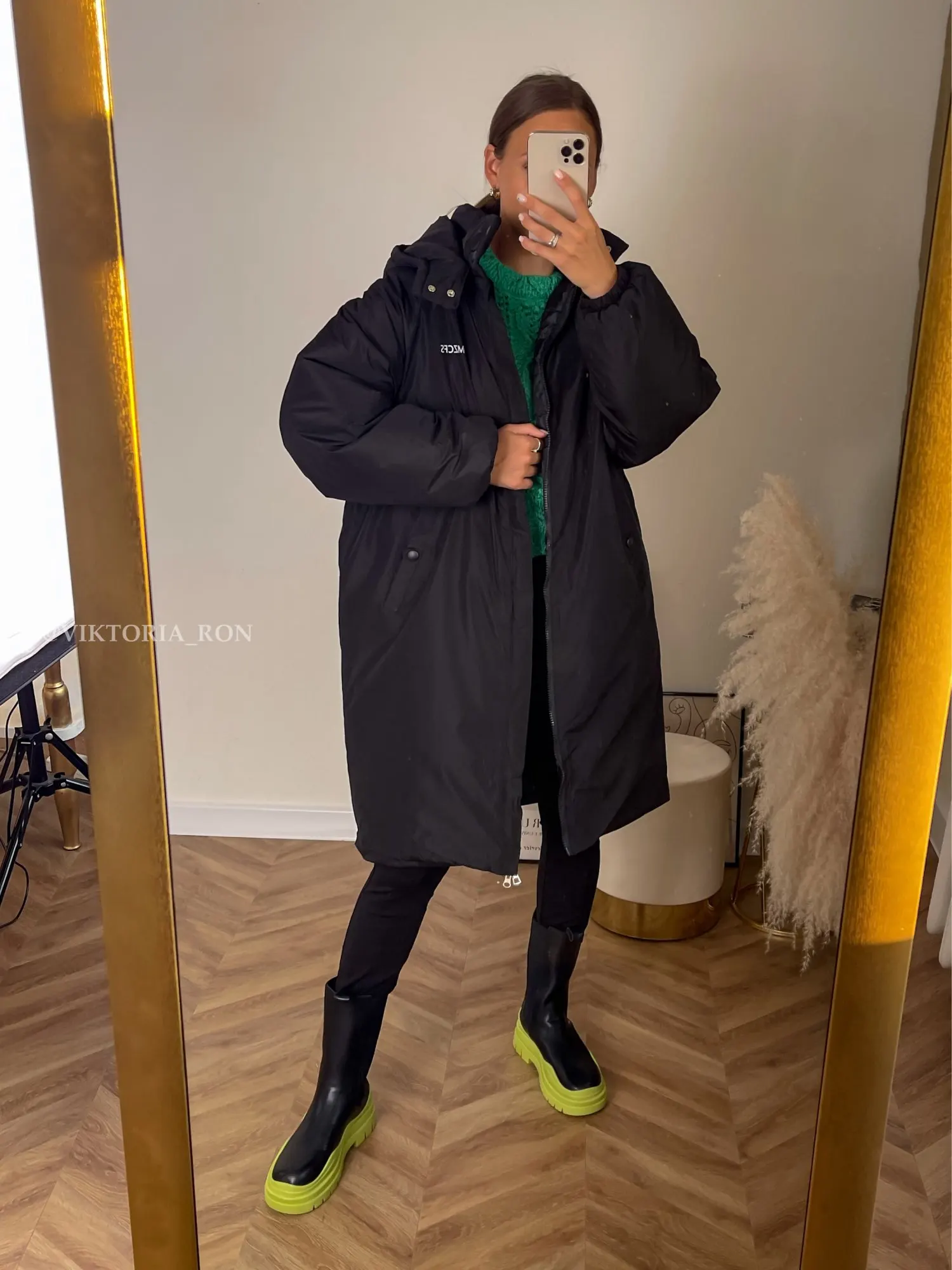 Mid-length Cotton-padded Jacket 2023 New Coat Women's Winter Sports Style Bubble Coat Oversized Cotton-padded Jacket Parker