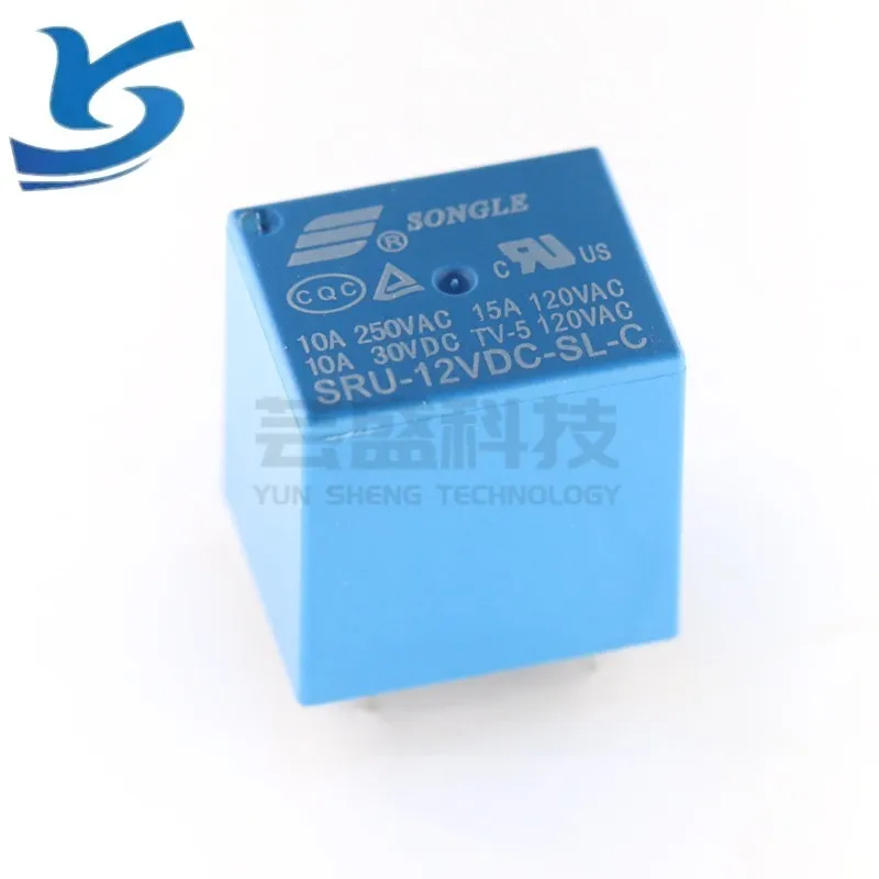 Sru-12vdc-sl-c реле 5 В 12 24 оригинальный новый источник питания переменного/постоянного