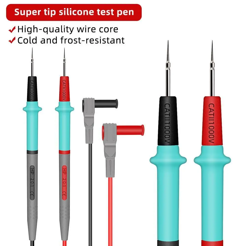 

Needle Tip Wire Pen Cable For Digital Multi Meter Voltmeter Tester Universal Multimeter Probe Test Probe Test Leads Lead Probe