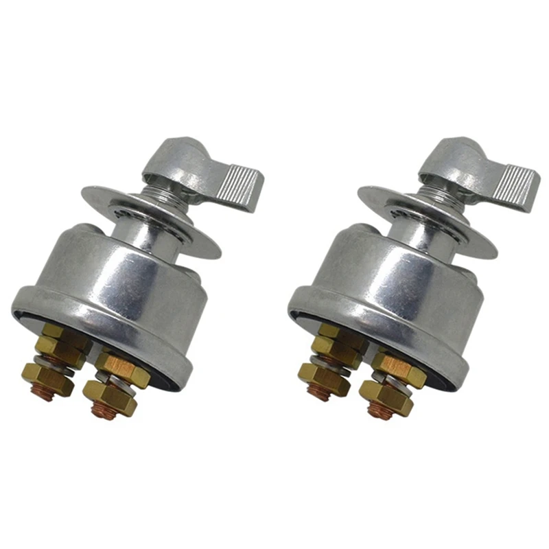 

2X переключатель отключения основной батареи 12-24 В, изолятор отключения питания батареи для автомобиля, транспортного средства, RV и лодки (вк...