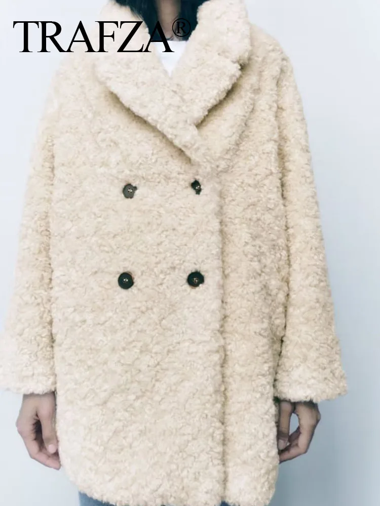 

Женское повседневное пальто с длинным рукавом, из овечьей шерсти