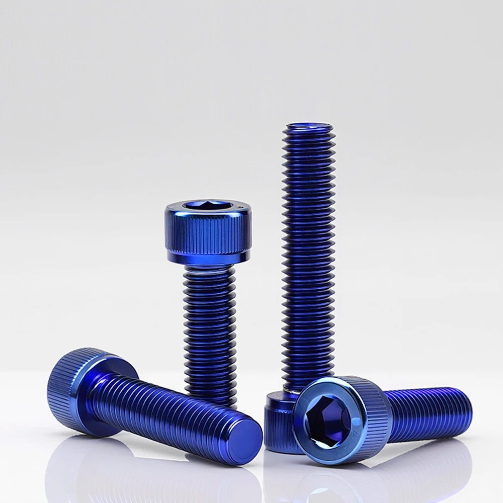 

Винты нержавеющая сталь Weiyi M4 M5 M6 M8 M10 DIN912 с титановым синим и золотым покрытием