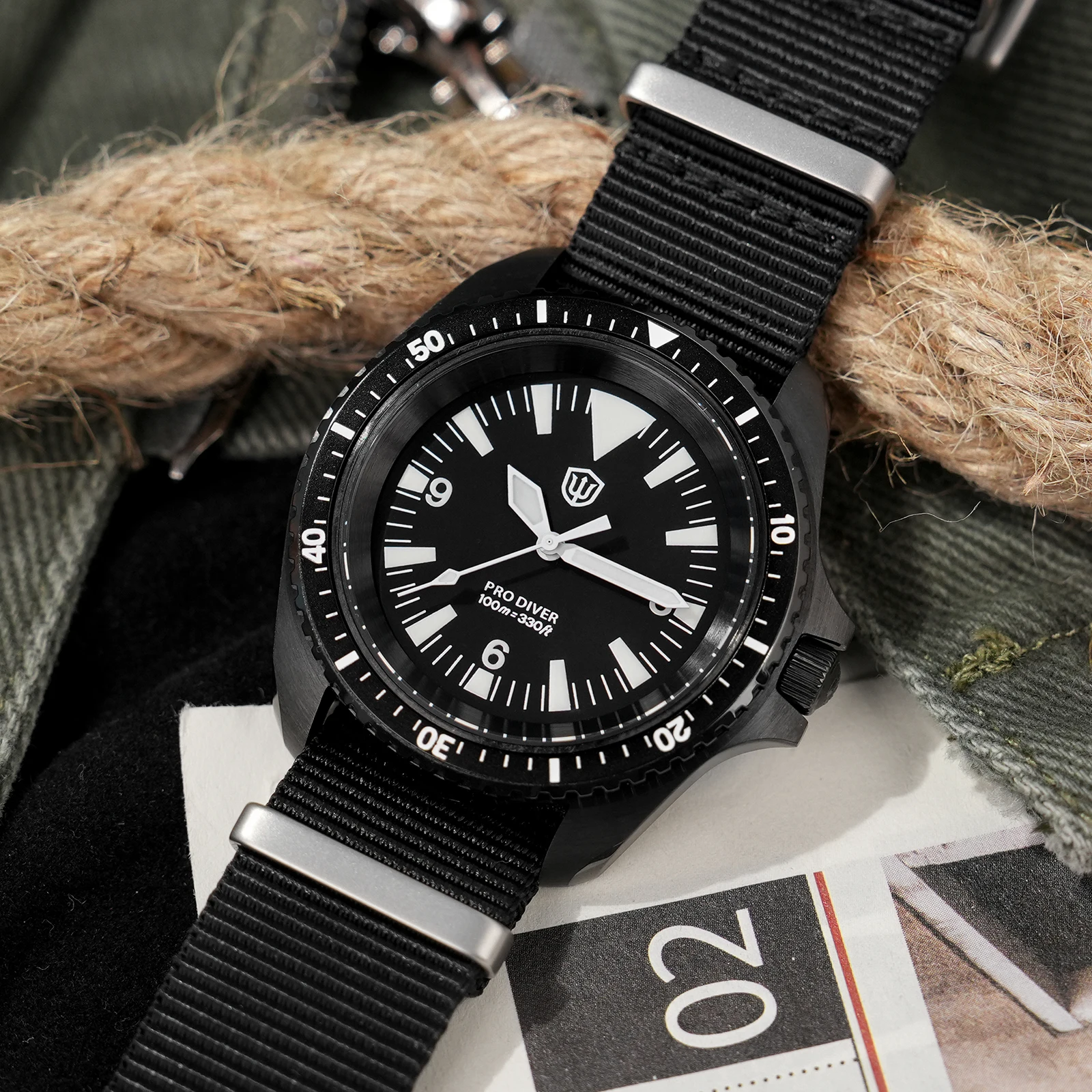 Фото Watchdives WD1980 V3 Роскошные часы VH31 Sweep Seconds Кварцевый механизм AR Покрытие Сапфировое стекло 10 бар Водонепроницаемые мужские часы №3