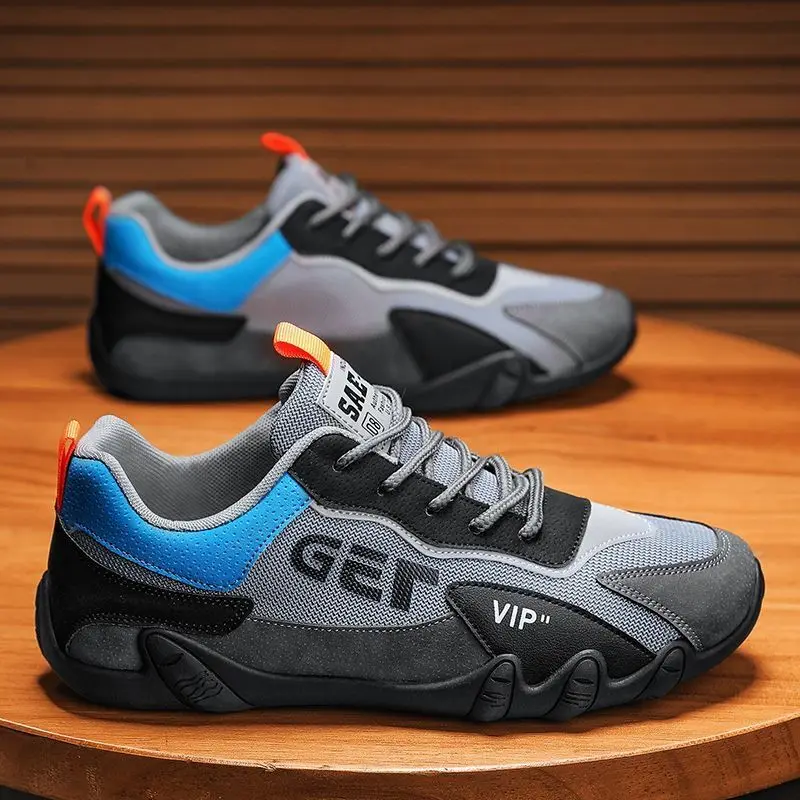 Кроссовки мужские дышащие холщовые Нескользящие повседневная обувь для ходьбы