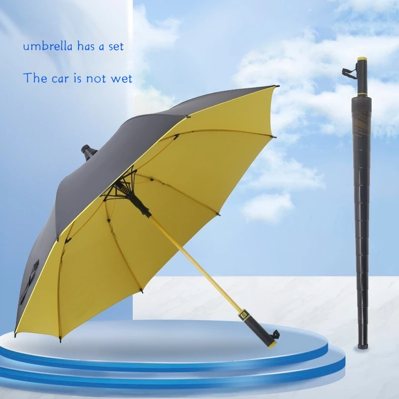 

Новый виниловый Зонт с водонепроницаемой крышкой 8 костей с длинной ручкой, 27 дюймов, зонт с прямой ручкой для гольфа, рекламный Зонт с логотипом на заказ