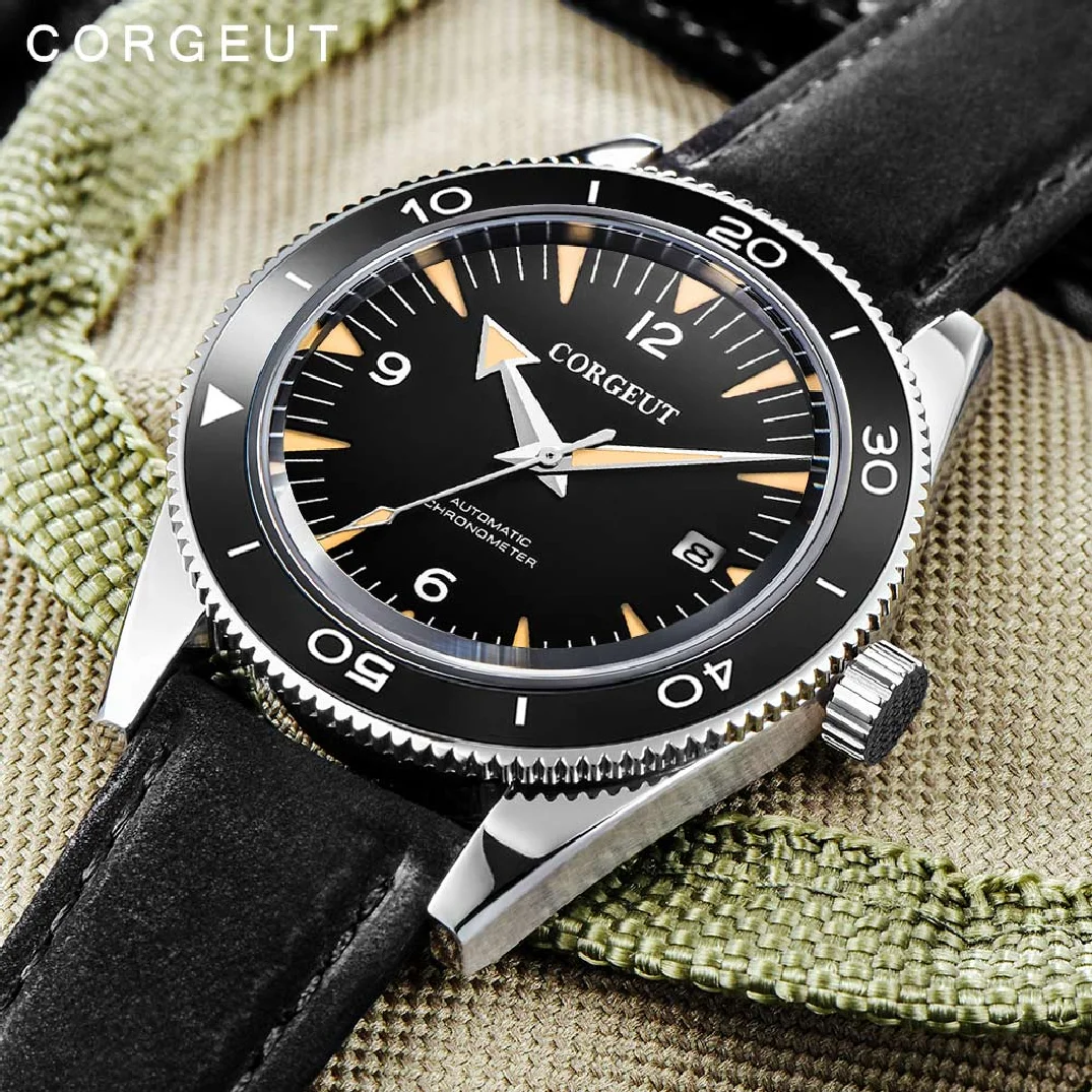 

Corgeut Watch Men Automatic Luxury Brand Military Miyota 8215 Mechanical Sport Design Male Clock Mechanical Wrist Watches