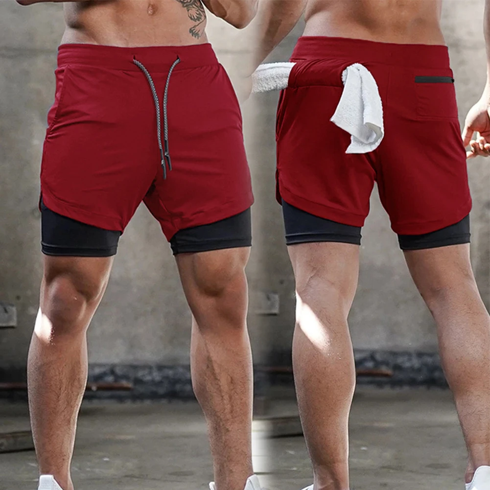 

Mens Elasticated Waist Jogging Shorts Gym Workout Shorts Fitness Running Shorts Men's Boxer Swimsuit Beach Pants