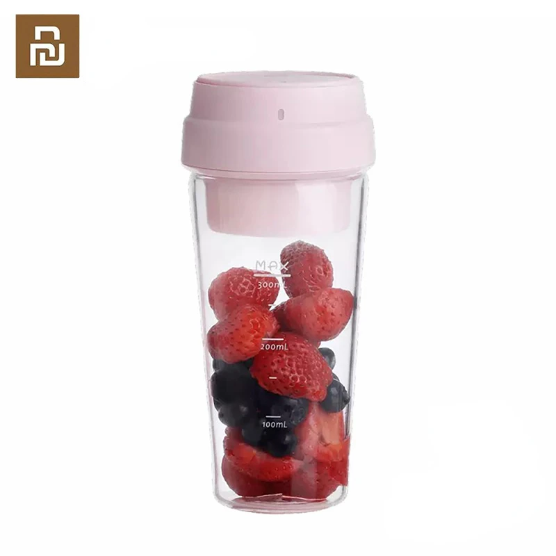 

Youpin 17PIN Portable Electric Juicer Blender Mini USB Rechargeable Fruit Mixer Cup Smoothie Orange Juicer Food Maker Machine