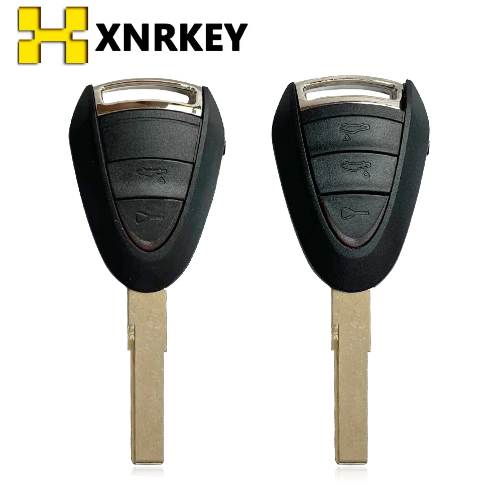 

XNRKEY 2/3 Button Replacement Key Shell Case for porsche Boxster/Cayman 911/997 Carrera and 911 Targa Case Cover