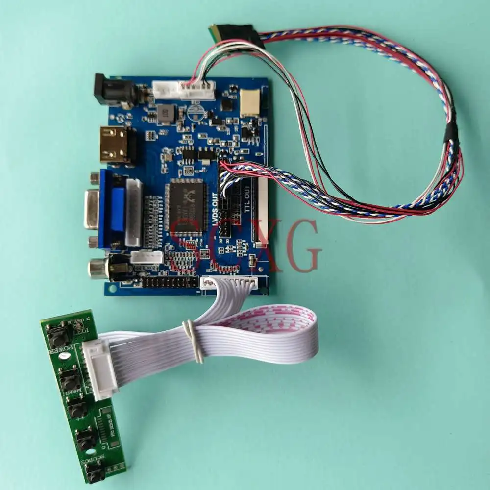 

For LTN156AT02 15.6" 1366*768 Kit DIY 40 Pins LVDS Laptops VGA+2AV+HDMI-Compatible LCD Monitor Controller Driver Board