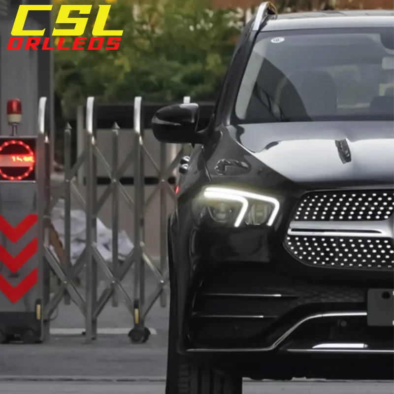 Дневные ходовые огни для Mercedes Benz GLE V167 желтые красные синие Подфарники дневных