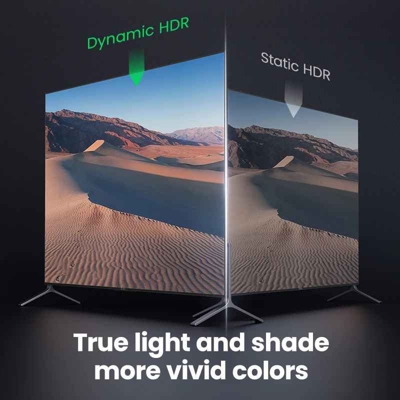 Фото Кабель Ugreen HDMI 2,1 Ультра-скоростной 8K/60Hz 4K/120Hz для Xiaomi Mi Box PS5 HDMI сплиттер-Кабель HDMI Dolby Vision 48Gbps HDMI №2