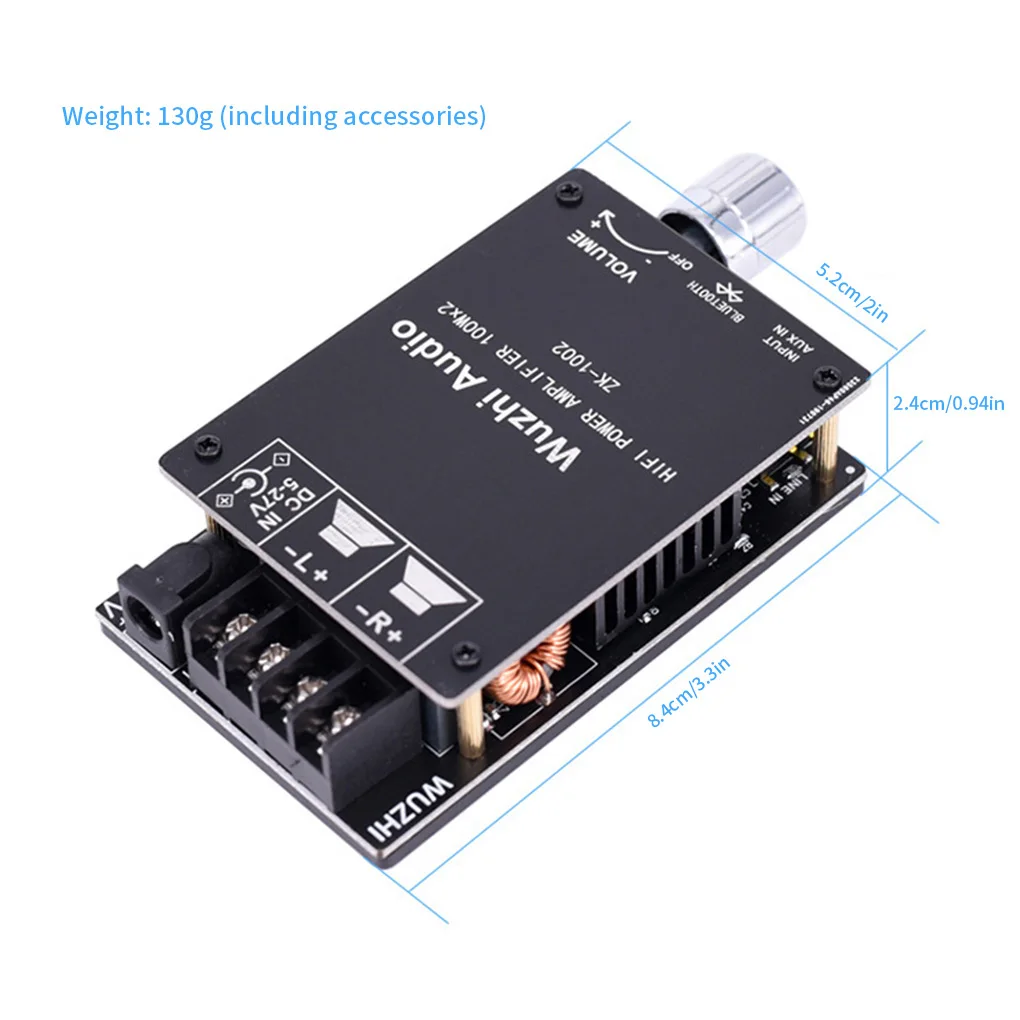 

Bluetooth 5 0 Sound Amplifier Board Digital Stereo Amplificador Module Music Streaming Sound System