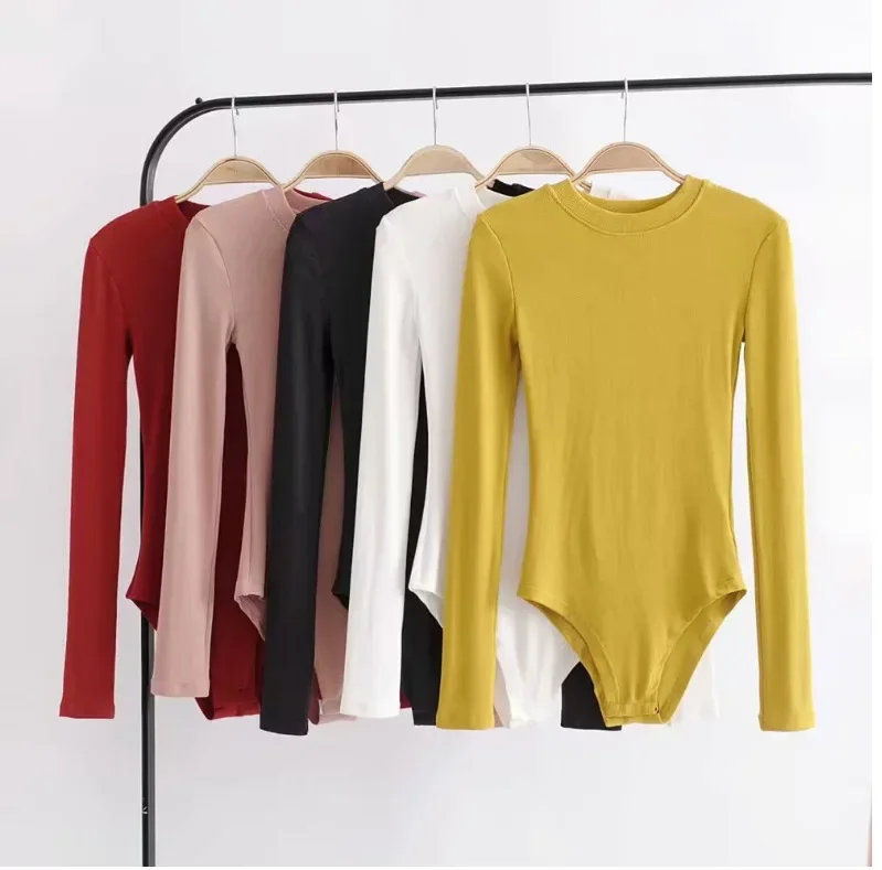 Боди женское сексуальное Клубное с длинным рукавом облегающие комбинезоны