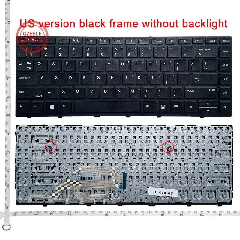 

New US/BR/RU/SP laptop Keyboard for HP Probook 640 G4 645 G4 440 G5 445 G5 645 G5 430 G5 English