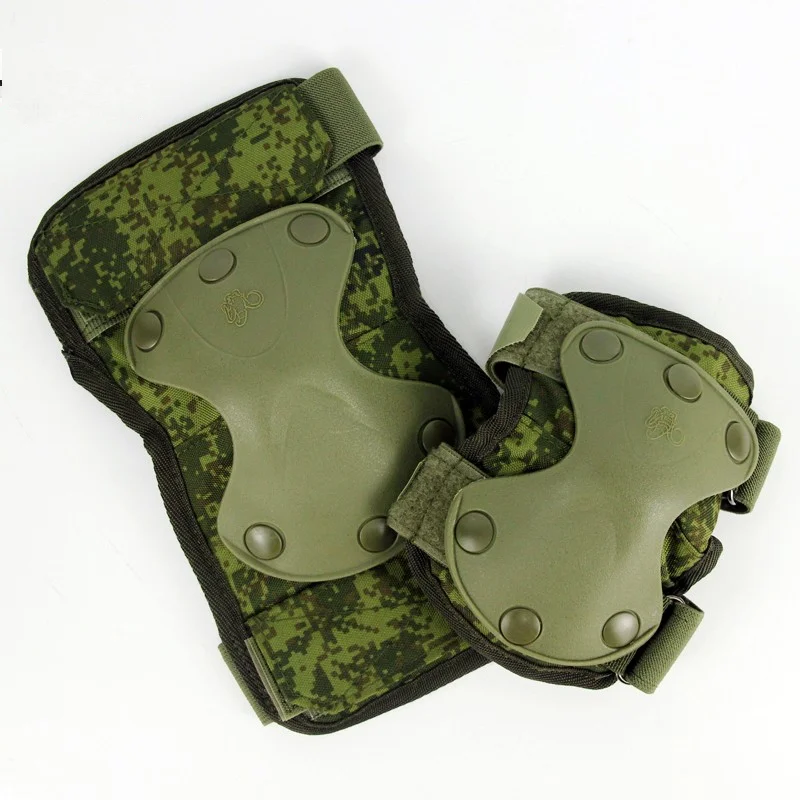 

Russian Army Fan Special Forces 6B51 Tactical Protection Small Green Man Camouflage Knee and Elbow Pads