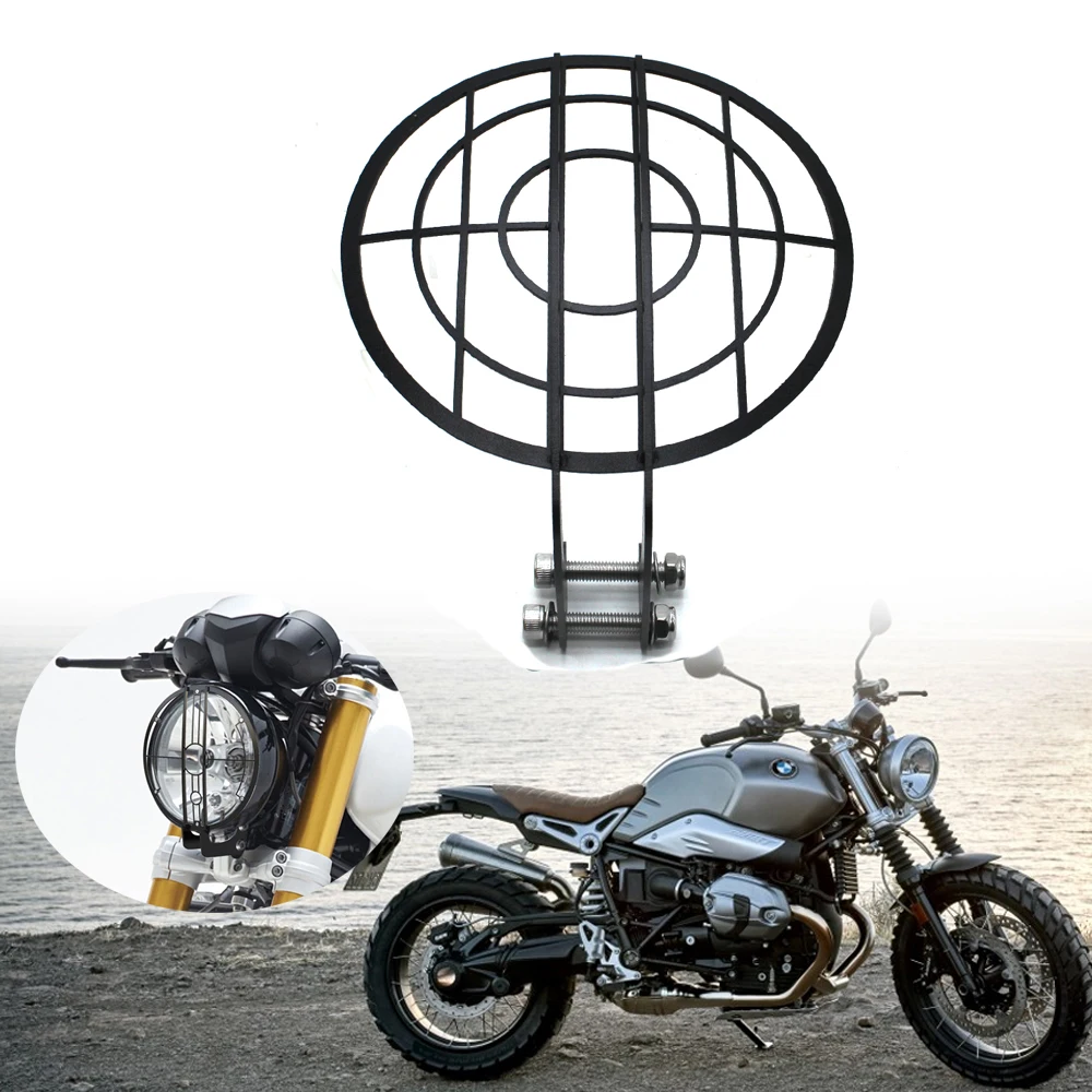 

Мотоцикл для BMW R NINE T RNINET R9T R 9 T Racer чистый городской скремблер 2014-2022 защита фары Решетка Гриль Крышка