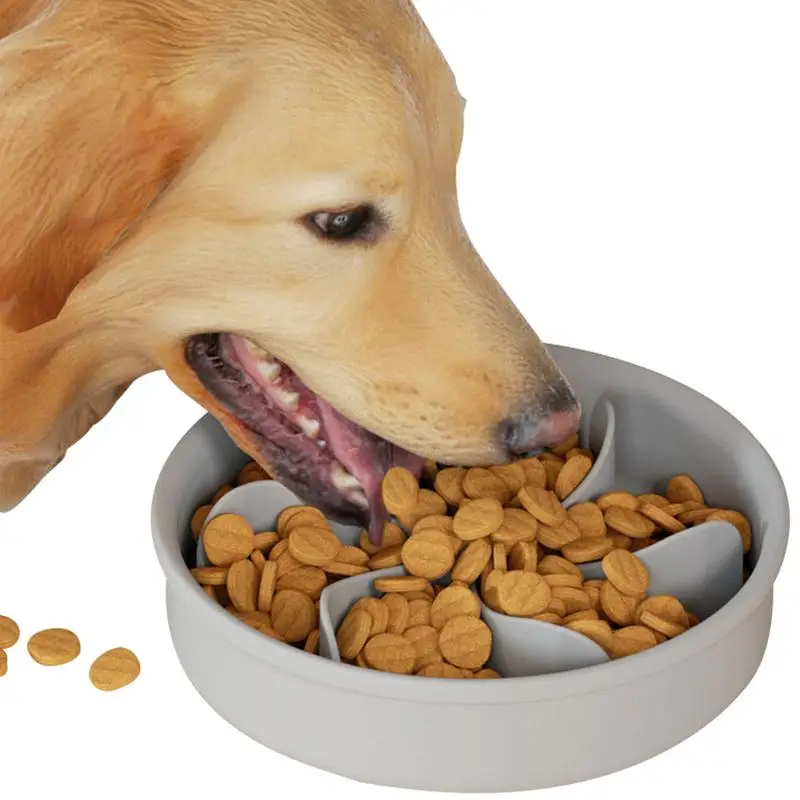 

Slow Feeder Dog Bowls Non Slip Dog Peanut Butter Lick Pad Raised Puzzle Design Dog Puzzle Bowl And Dog Puzzle Feeder For Wet Or