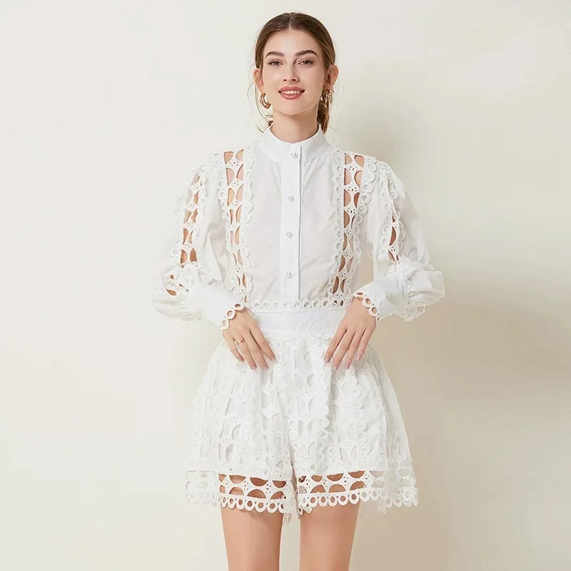 Роскошные летние осенние комплекты из 3 предметов: майки блузка шорты женский