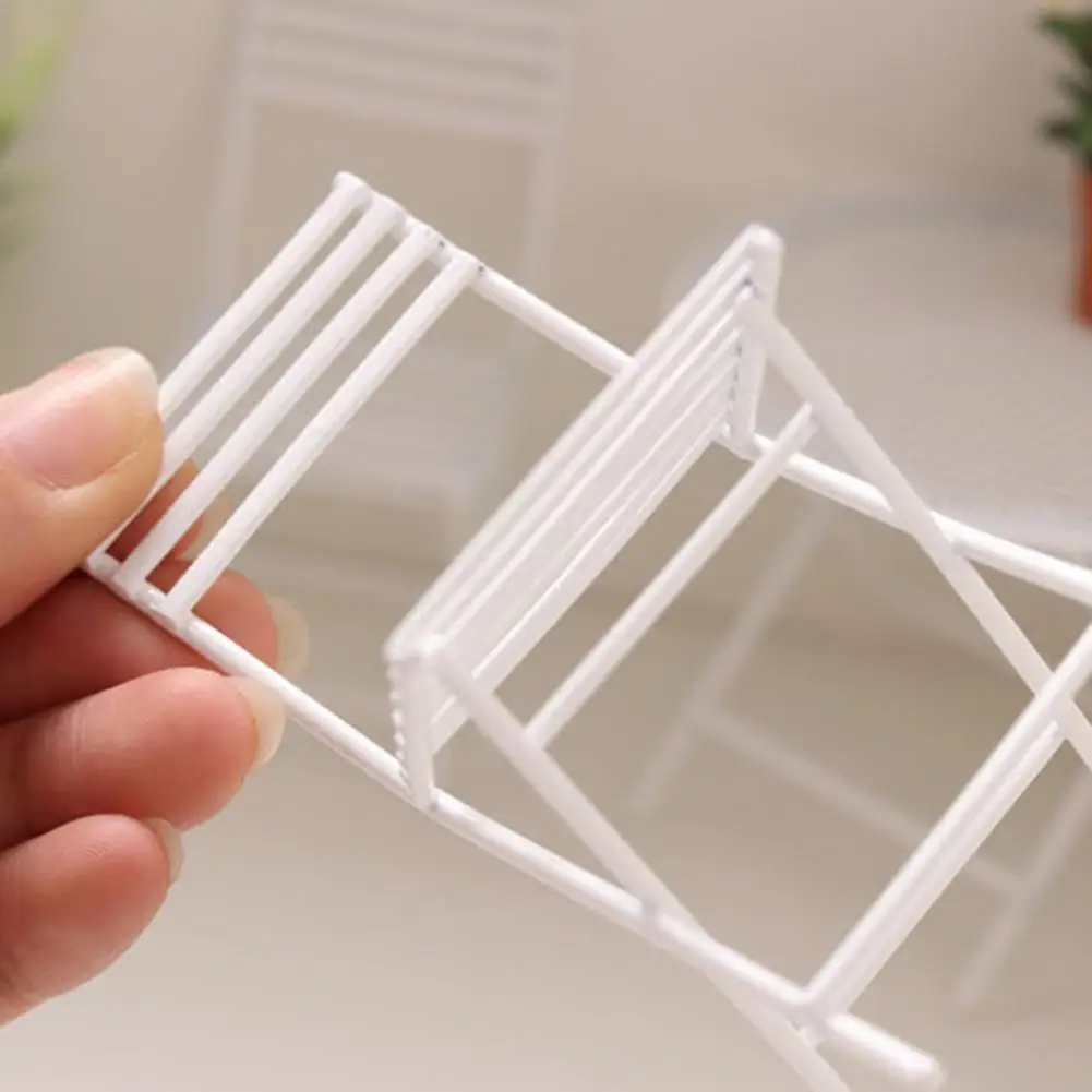 

Miniature Chair Furniture Anti-deformed Eye-catching Portable Dollhouse Outdoor Coffee Table Table Chair Model for Home