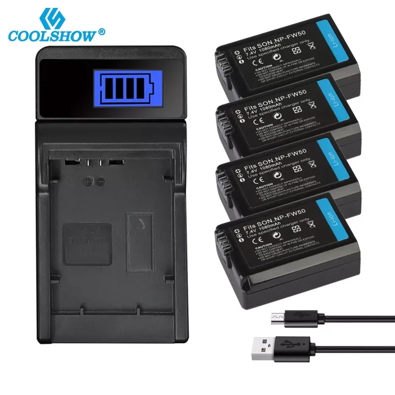 

NEW NP-FW50 NP FW50 1080mah Camera Battery Alpha A6500 A6300 A6000 A5000 A3000 NEX-3 A7R Batteries