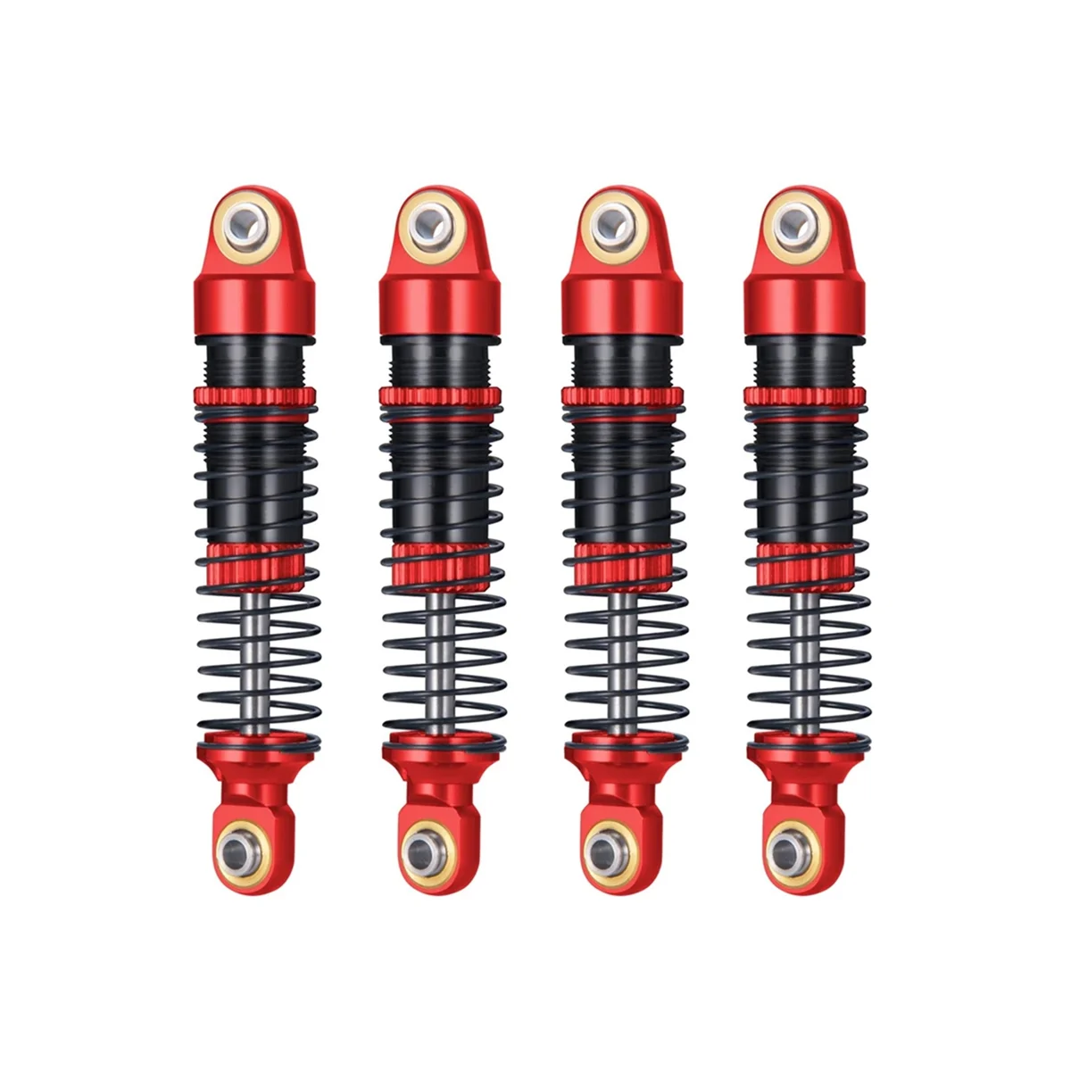 

4PCS Metal Damper for TRX4M -4M 1/18 RC Crawler Car Upgrade Parts,Red