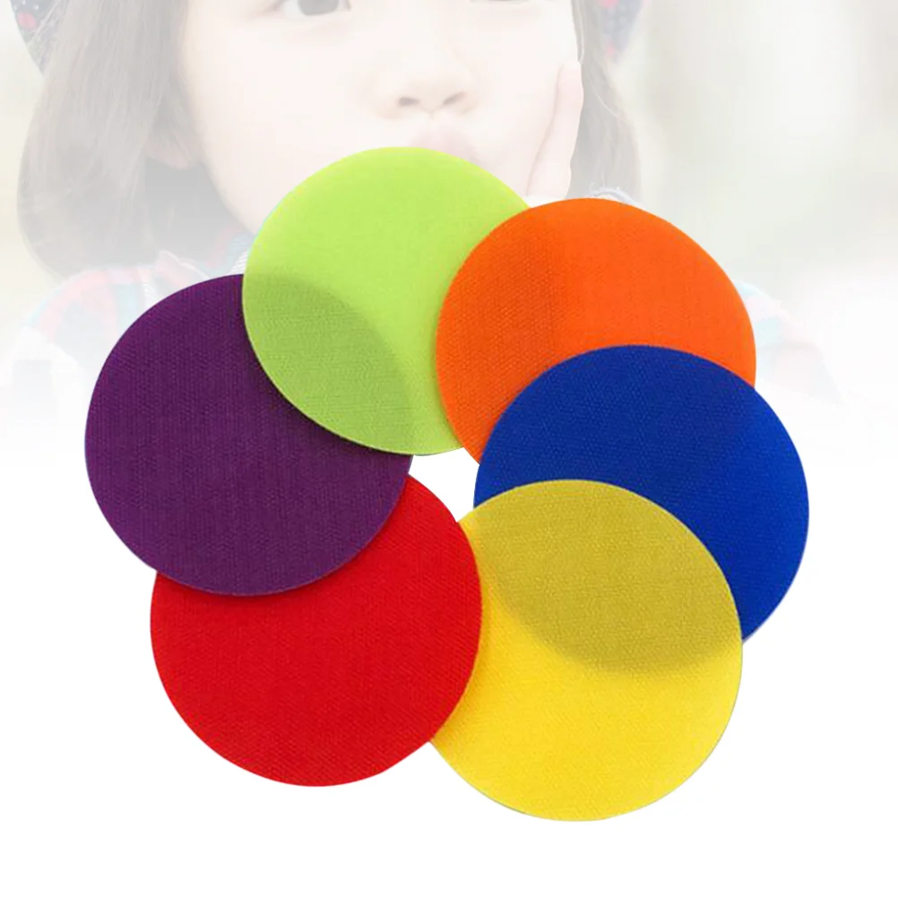 

30pcs Carpet Markers for Classroom for Preschool and Kindergarten Colorful Nylon Circles Reusable Non- Floor Teacher Aide (