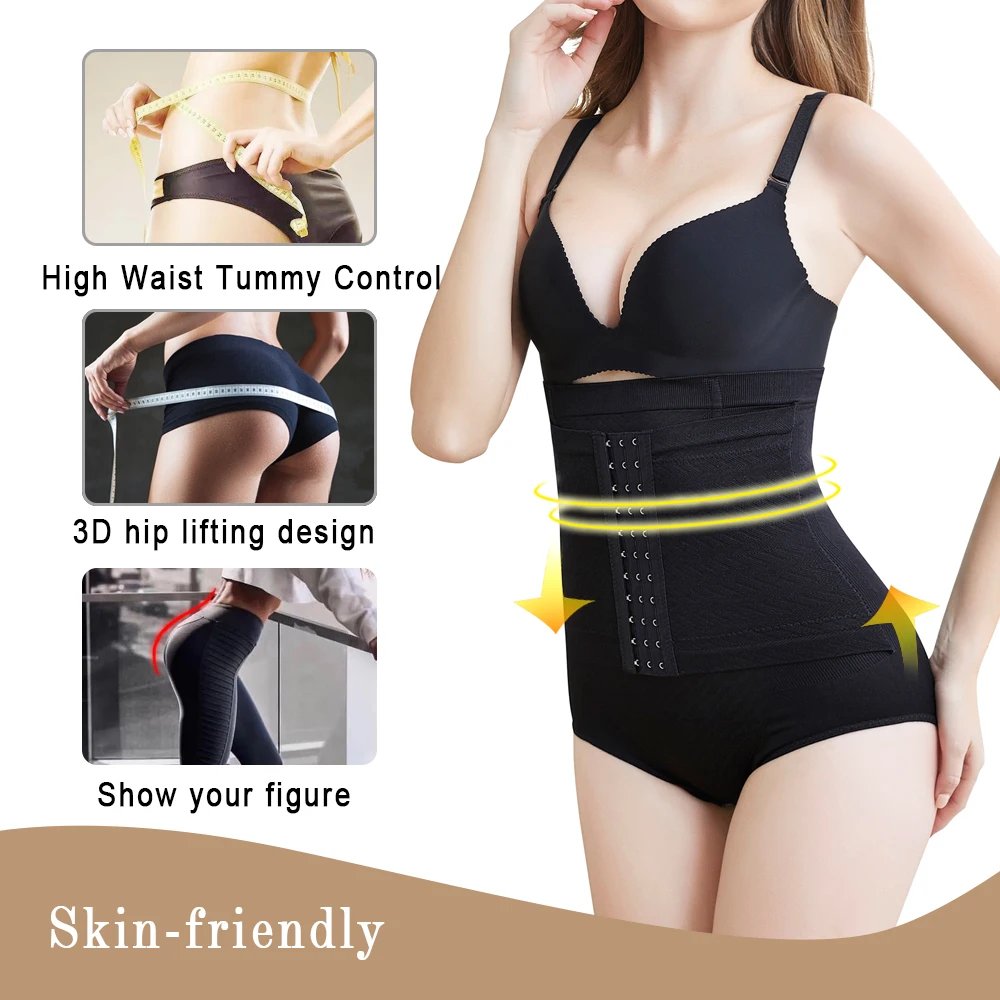 SEXYWG Waist Shapewear Women High Waist Shapewear Shorts Seamless Waist Trainer Body Shaper Tummy Control Panties