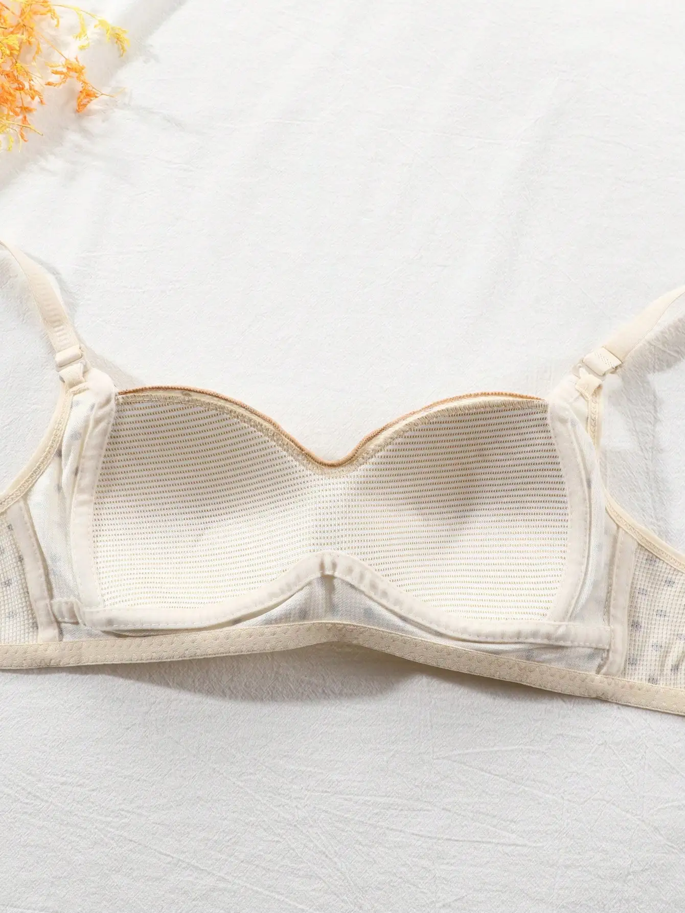 3 шт. тонкий бюстгальтер с принтом в горошек для девочек