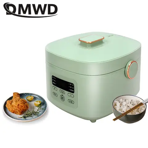 Многофункциональная электрическая рисоварка DMWD 3L с низким содержанием сахара, рисоварка с низким потреблением калорий, рисоварка, суп, разделение из нержавеющей стали, автоматическая Европейская