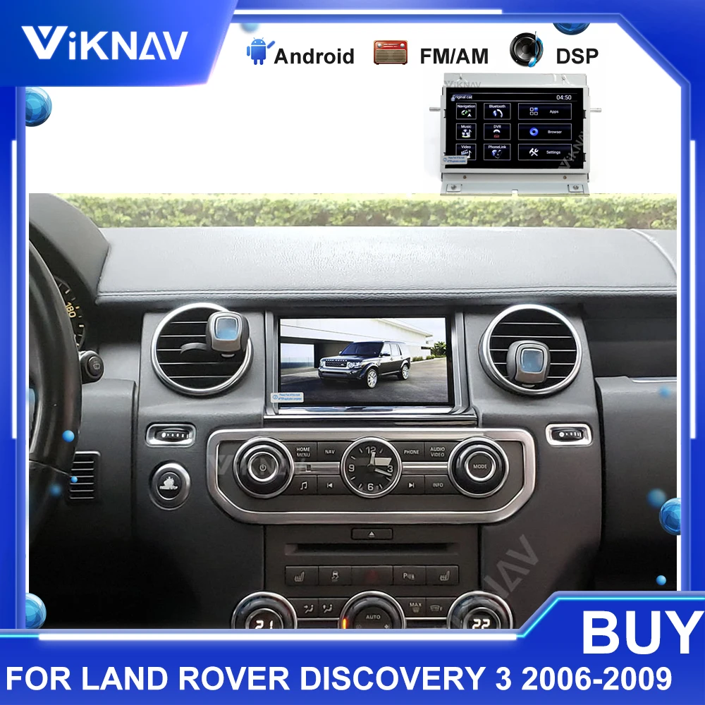 

For Land Rover Discovery 3 L319 2006-2009 Android Car Radio Multimedia Player Auto Stereo Receiver GPS Navigation Head Unit