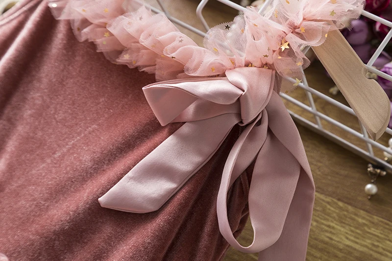 Летнее кружевное платье для девочек детская одежда платья-пачки повязка на