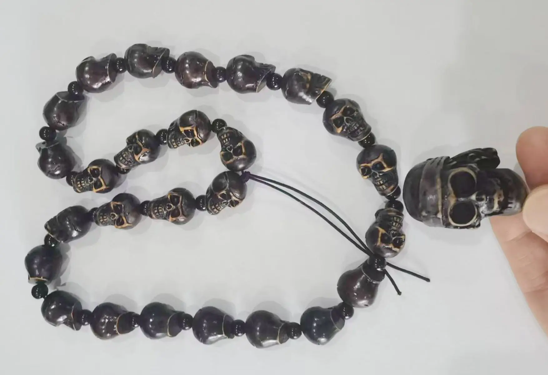 Винтажное готическое ожерелье с подвеской в виде пиратского черепа для мужчин и