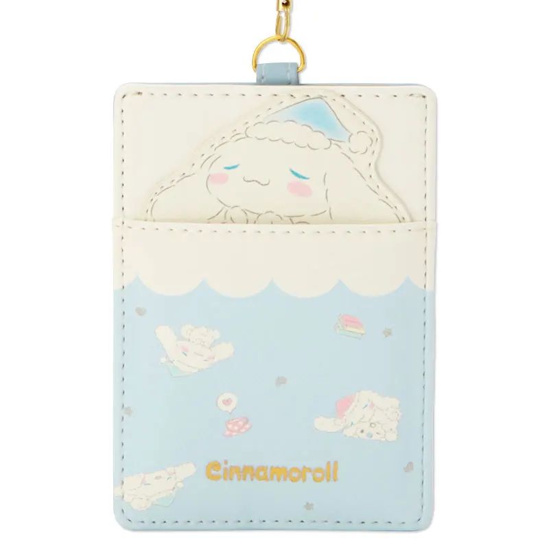 

Аниме набор ID Cinnamoroll для студентов, карточка для кампуса, автобусная карточка, шнурок, выдвижная пряжка, набор карт, заводская марка, карточк...